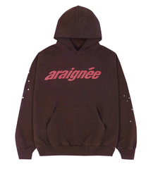 Sp5der Arraignee Hoodie Brown