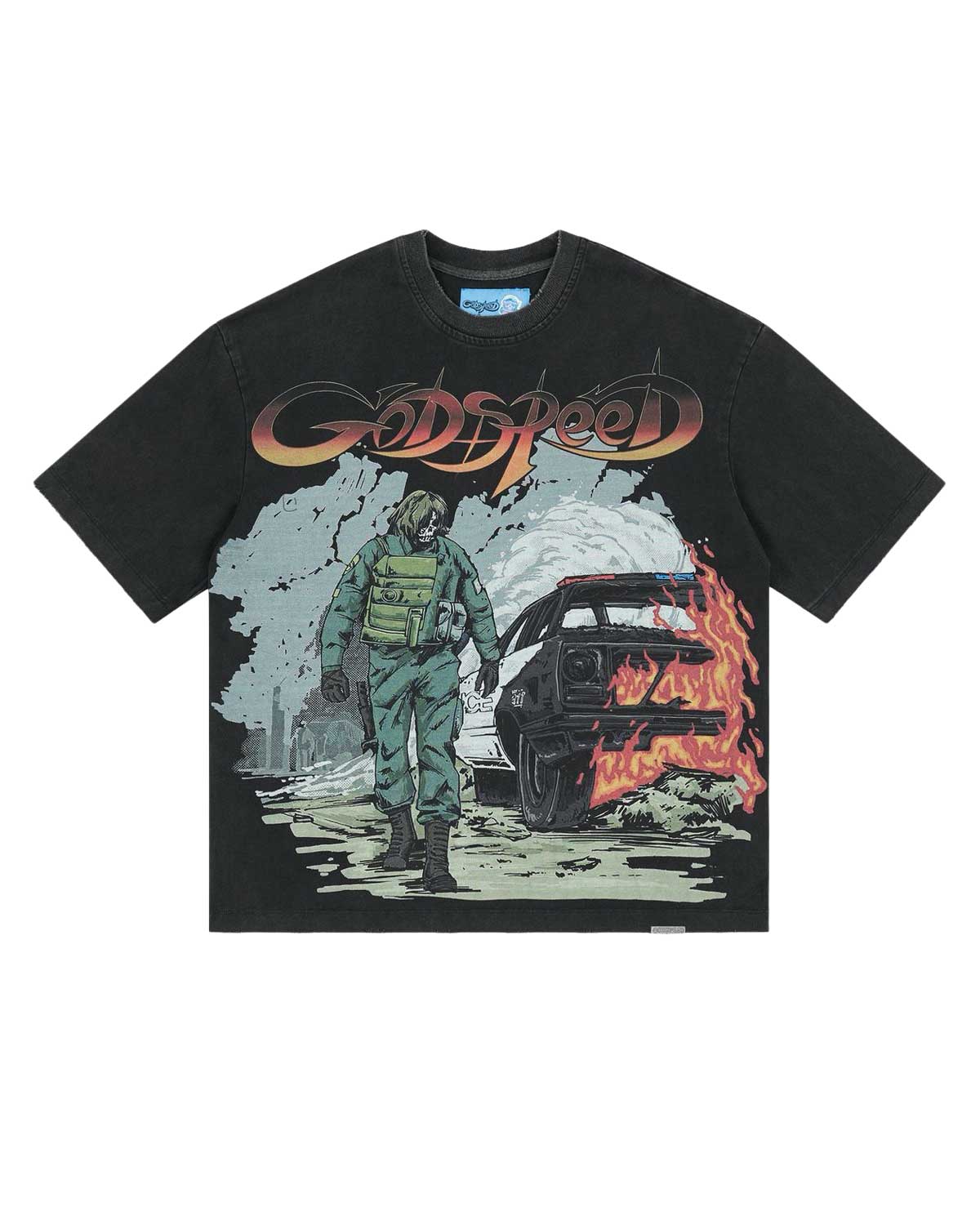 Godspeed Khaos II Tee Black