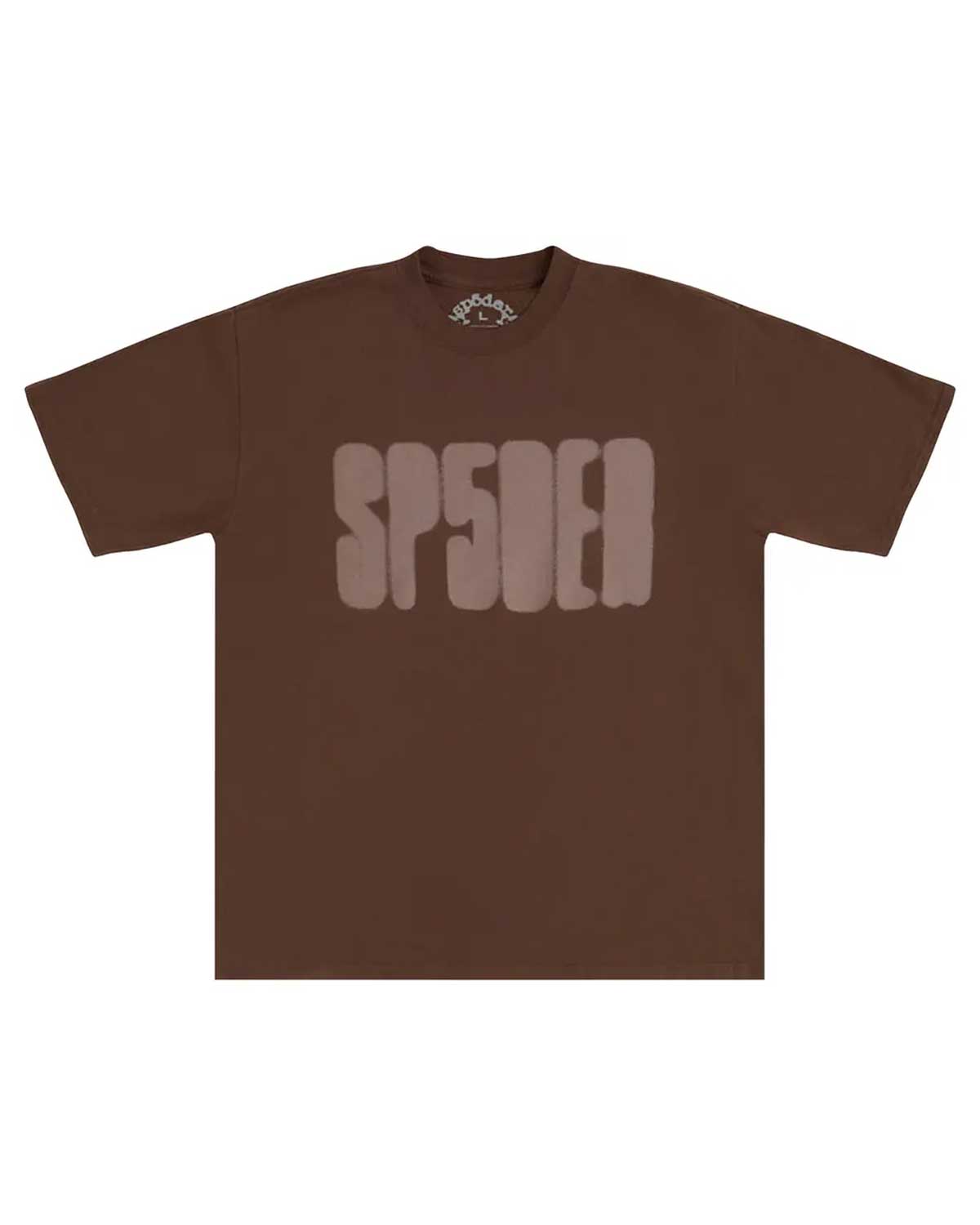 Sp5der Focused Logo Tee Brown