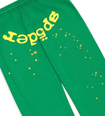 Sp5der Star OG Web V2 Sweatpants Green