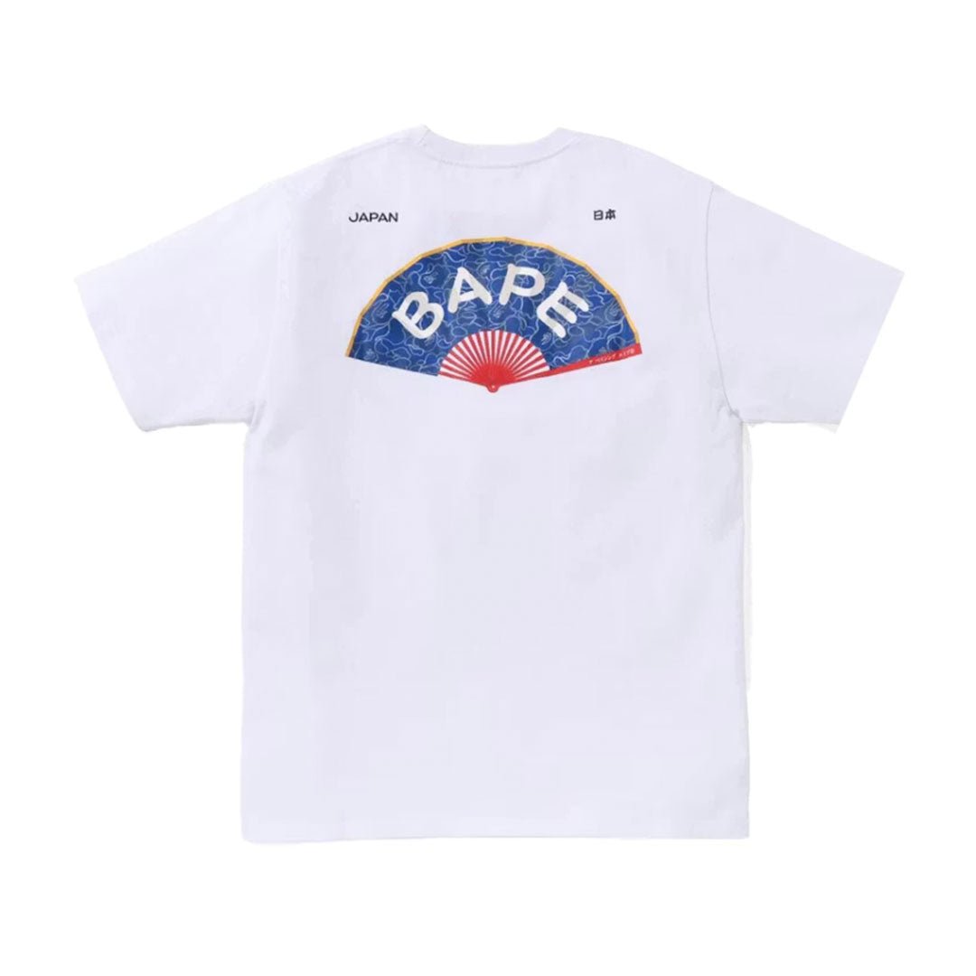 BAPE Japanese Fan Tee White