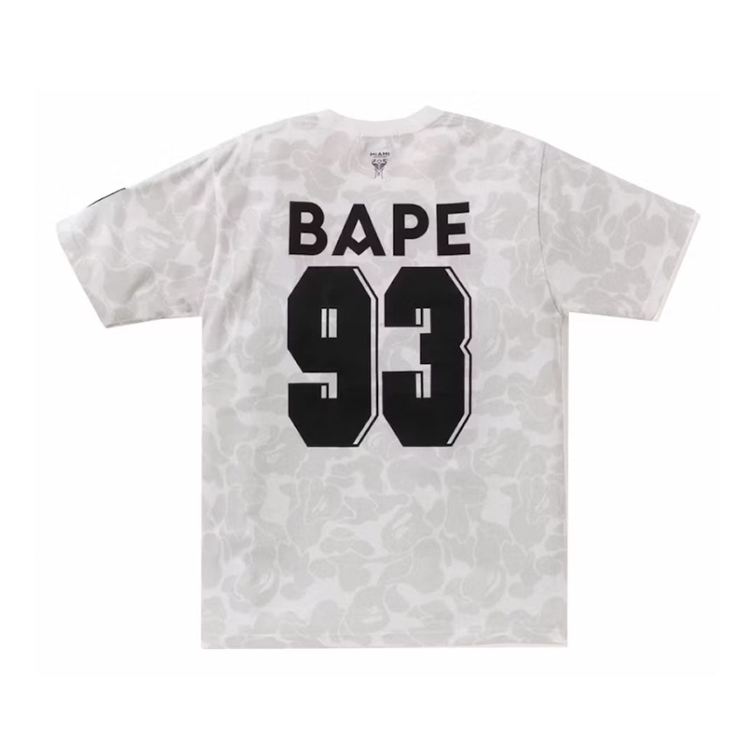 BAPE x Inter Miami CF Camo Tee White